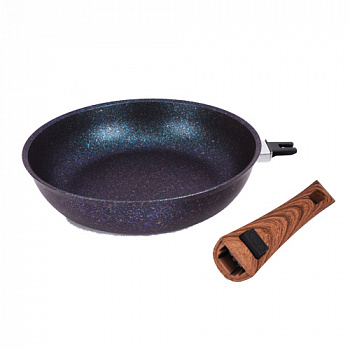 АП Сковорода 260мм с ручкой, линия "Granit ultra" (blue) "Kukmara" сгг260а