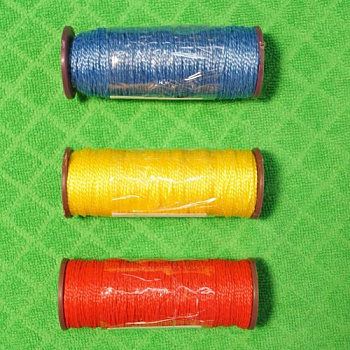 Нить хоз. крученая цветная L=50m D=1.2mm, уп.100шт г.Рязань