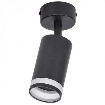 Светильник LIGHTING 4006 накладной настено-потолочный лампу GU10 черный IEK LT-USB0-4006-GU10-1-K02