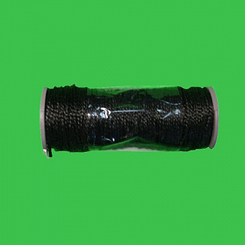 Нить хоз. крученая черная L=50m D=1.2mm, уп.100 шт г.Рязань