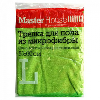 Тряпка для пола из микрофибры L 50x60см (60176) "Мастер Хаус"