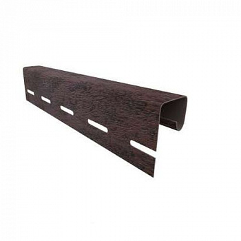 J-планка (пвх).0044.Н., 497С, коричневая (3,05м)