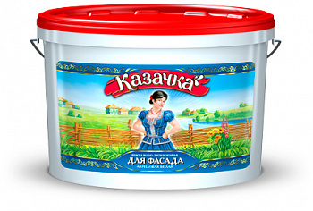 Краска ВД-АК Казачка F20 для фасадов 4,5 кг