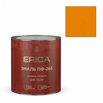 Эмаль ПФ-266 Erica глянцевая золотисто-коричневая 2,6 кг