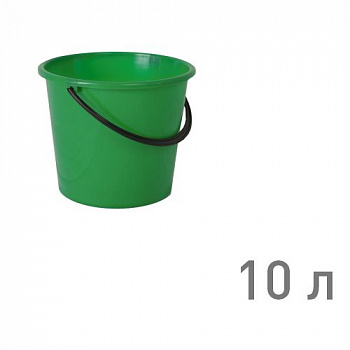 Ведро "РОМАШКА" 10 л ЗЕЛЕНЫЙ (г.Пятигорск)