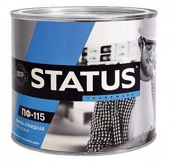 Эмаль ПФ-115 STATUS БЕЛАЯ 1,8кг (6)