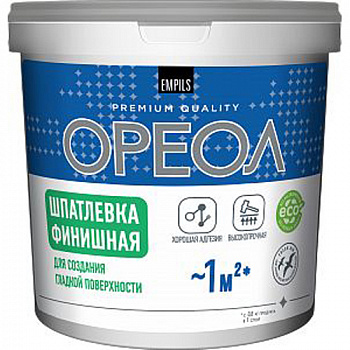 Шпатлевка финишная Ореол для внутренних работ 4 кг (8435) X