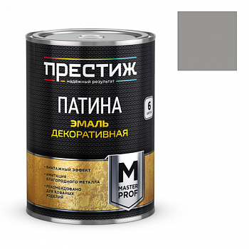 Эмаль декоративная Престиж Патина алюминий 0,2 л