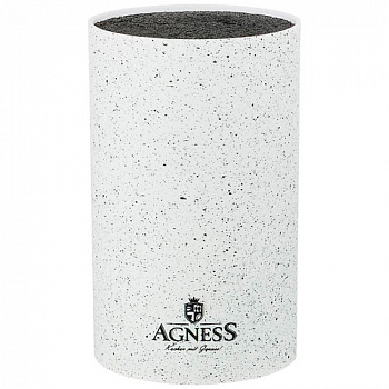 Подставка для ножей agness "Арктик" универсальная,11*18см 911-681