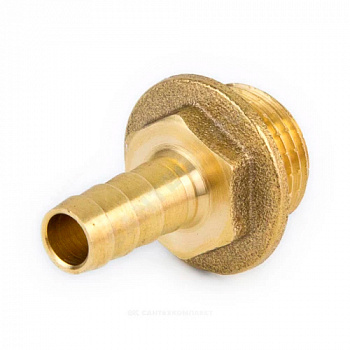 Переходник лат д/шланга Дн18х1/2" НР неразъем (480 шт.)