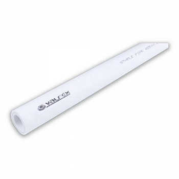 Труба армированная ALUMINIUM, SDR 6 PN25  ф20х3,4 мм (140) (Valfex) БЕЛАЯ