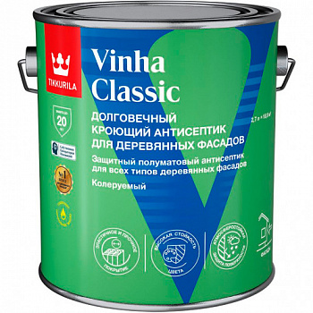 Антисептик кроющий VINHA CLASSIC VVС п/мат 2,7 л. ТИККУРИЛА